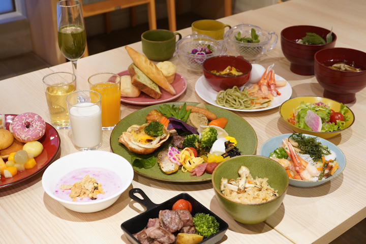 1日の活力をいただく「琉球和食」の朝食ビュッフェ『HOTEL SANSUI NAHA／琉球ダイニング