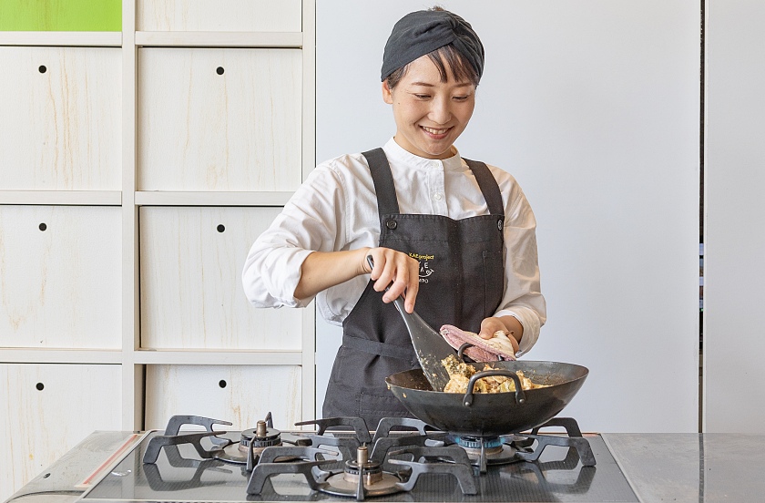 料理中