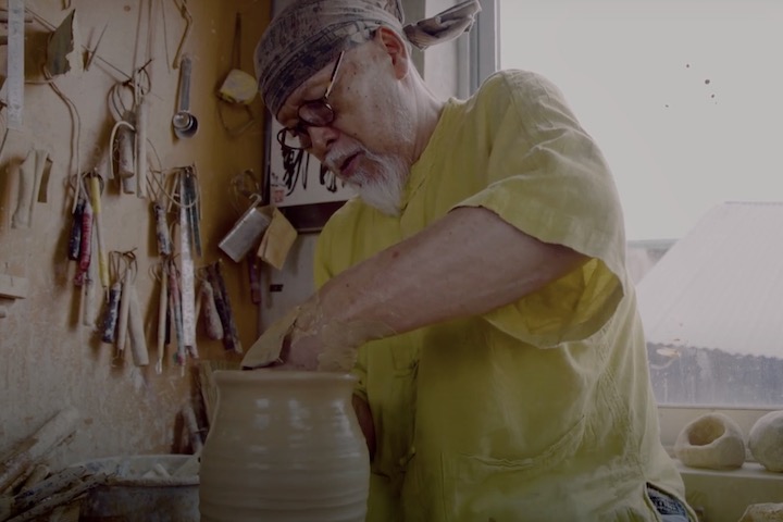 陶眞窯を築いてまもなく50年になる相馬正和さん