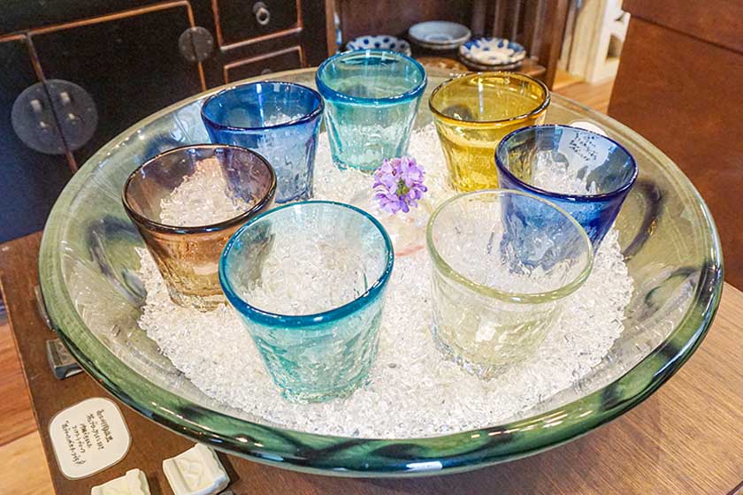 青空　琉球ガラス