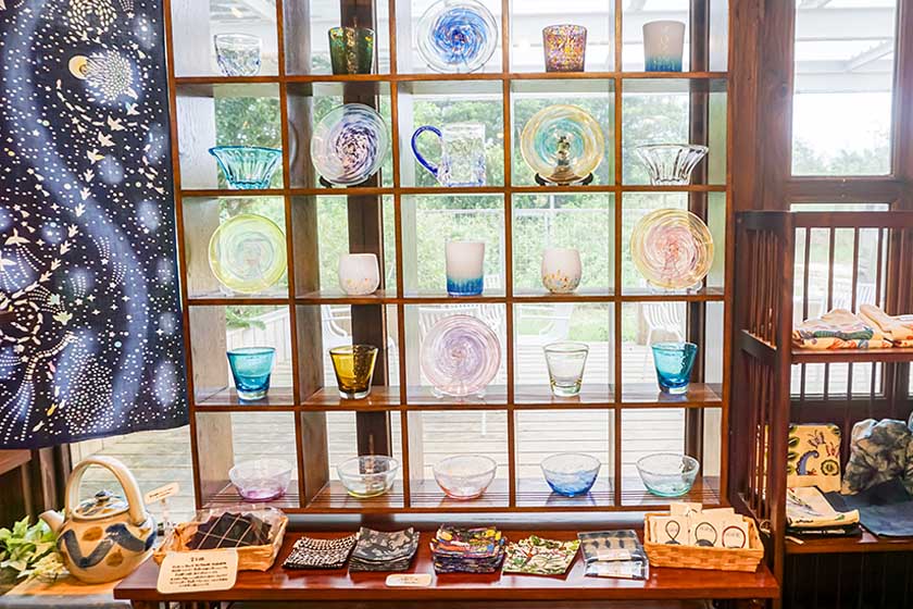 青空　紅型のアイテムなど