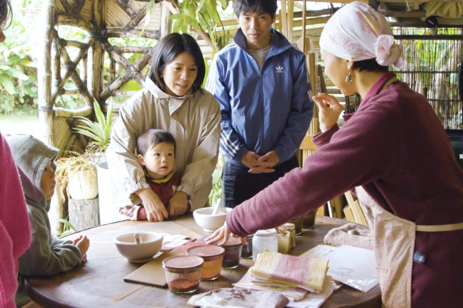 ベンガラのワークショップ