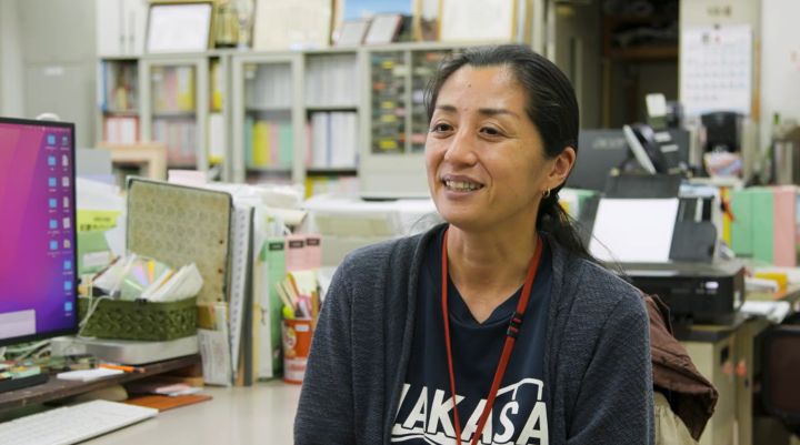 職員の佐藤純子さん