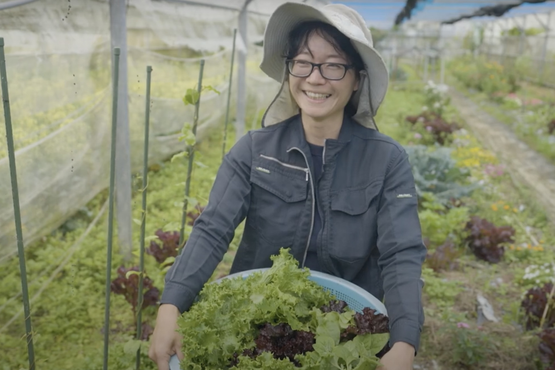 和花の畑の諏訪咲希さん
