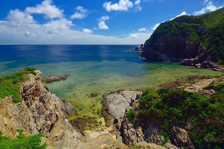 座間味島　チシ展望台
