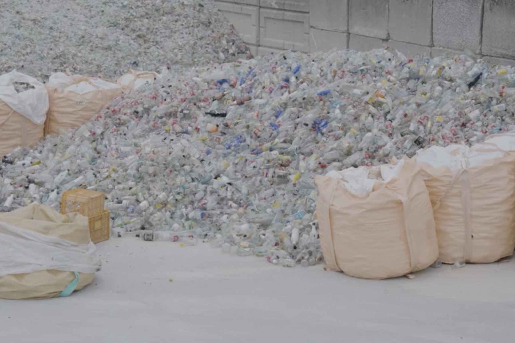 内の廃瓶が全て集まる会社、クリーンアイランド