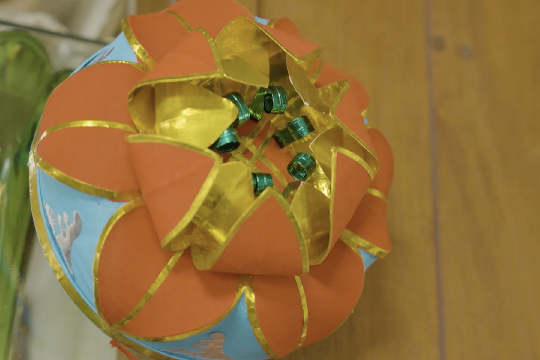 祖母の想いを花笠にのせて《黄金花笠》