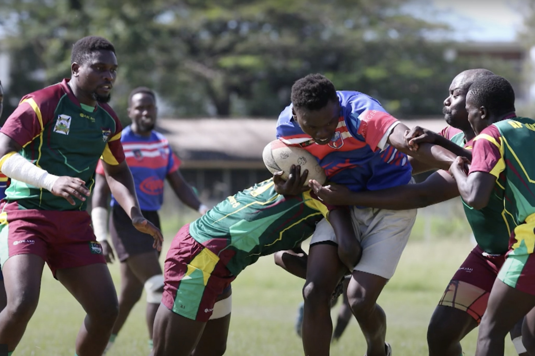 大人のラグビーチーム。現在ケニアのクラブリーグで2位という成績を収めています
