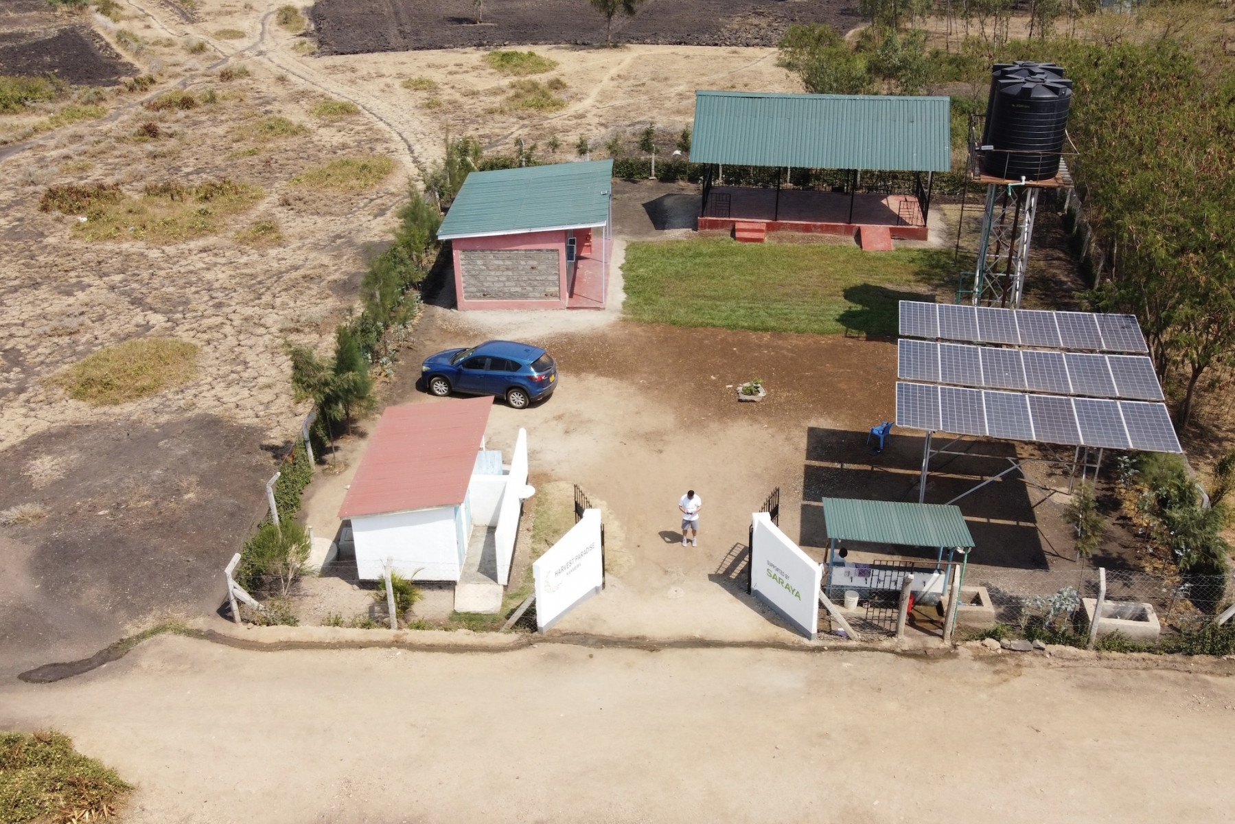 ハーベストパラダイスでは、水が確保できたことによって、さまざまな産業が生まれました