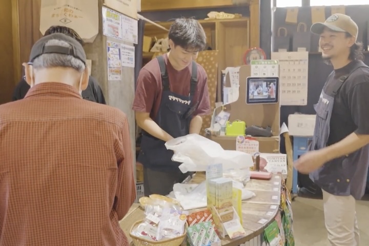 まつだ商店の精算できるゆっくりレジ