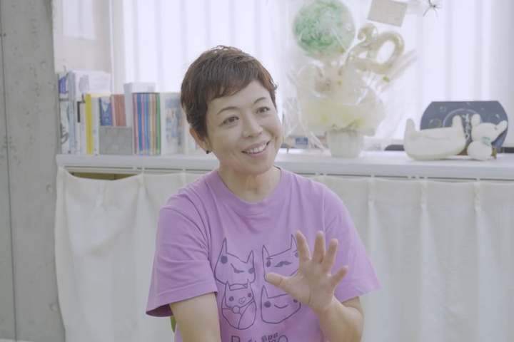 「こども音育ひろばリトモ」主宰の上間咲子さん