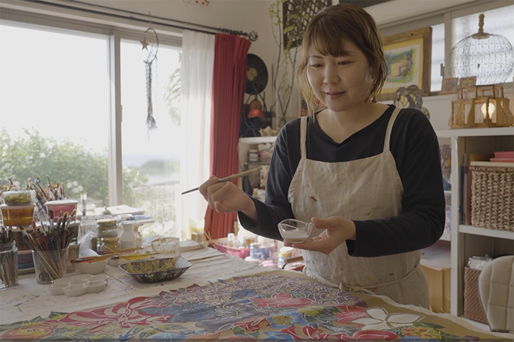 紅型で紡ぐニライカナイの世界≪新垣優香≫