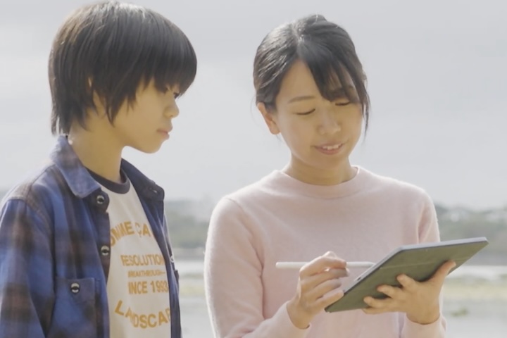 イラストを担当する久場麗美さん自身、自然や環境を考えるプロジェクトに関わることも多い