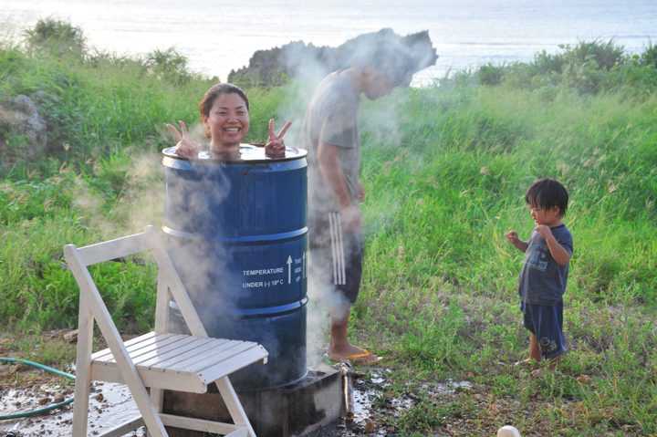 ドラム缶風呂