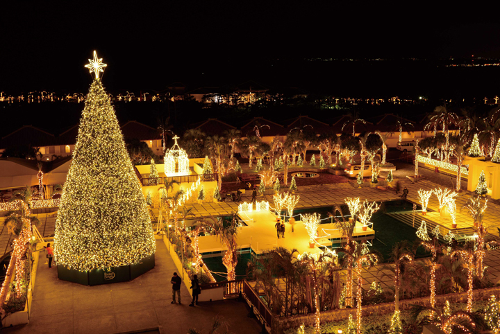 カヌチャリゾートのイルミネーション