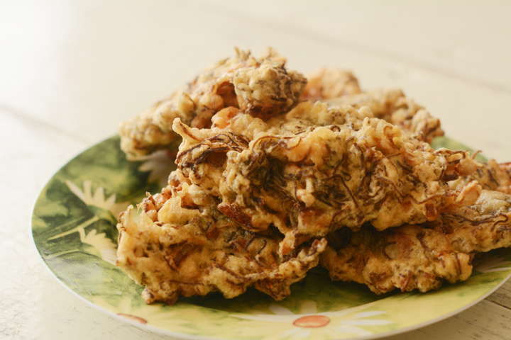 もずくの天ぷら