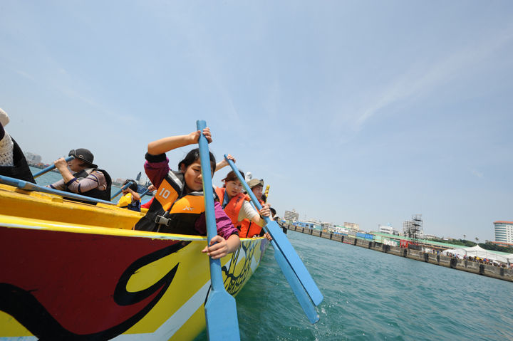 ハーリー体験乗船