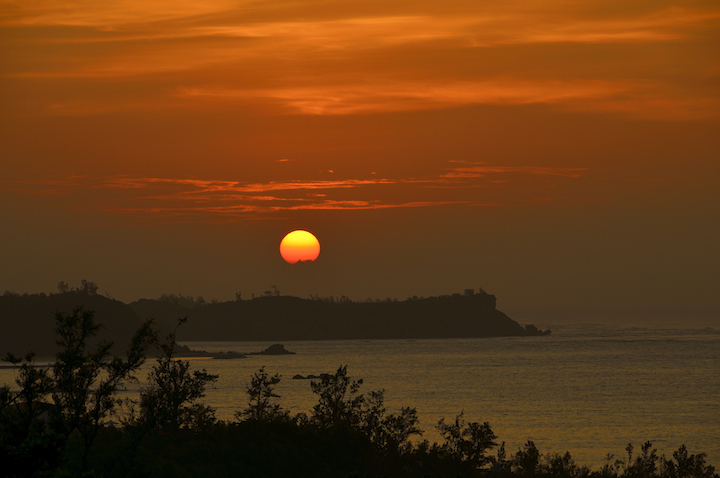 chillma（チルマ）から見える夕日