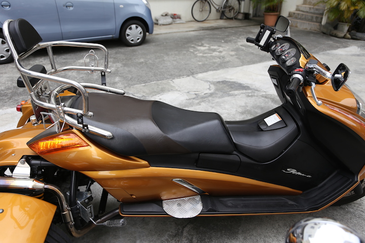 ２人乗りでの高速道路走行もＯＫ