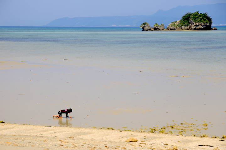 のんびり潮干狩り