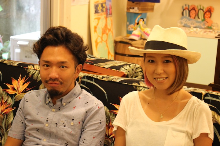 オーナーの永山貴志（ながやま　たかし）さんと  デザイナーの増山圭（ますやま　けい）さん