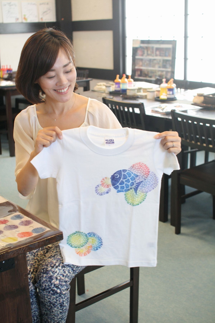 Tシャツ染め完成