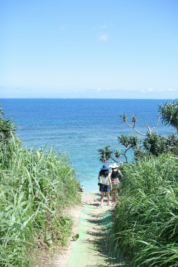 古宇利島の「ティーヌ浜」