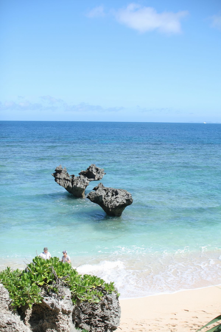 古宇利島の「ティーヌ浜」