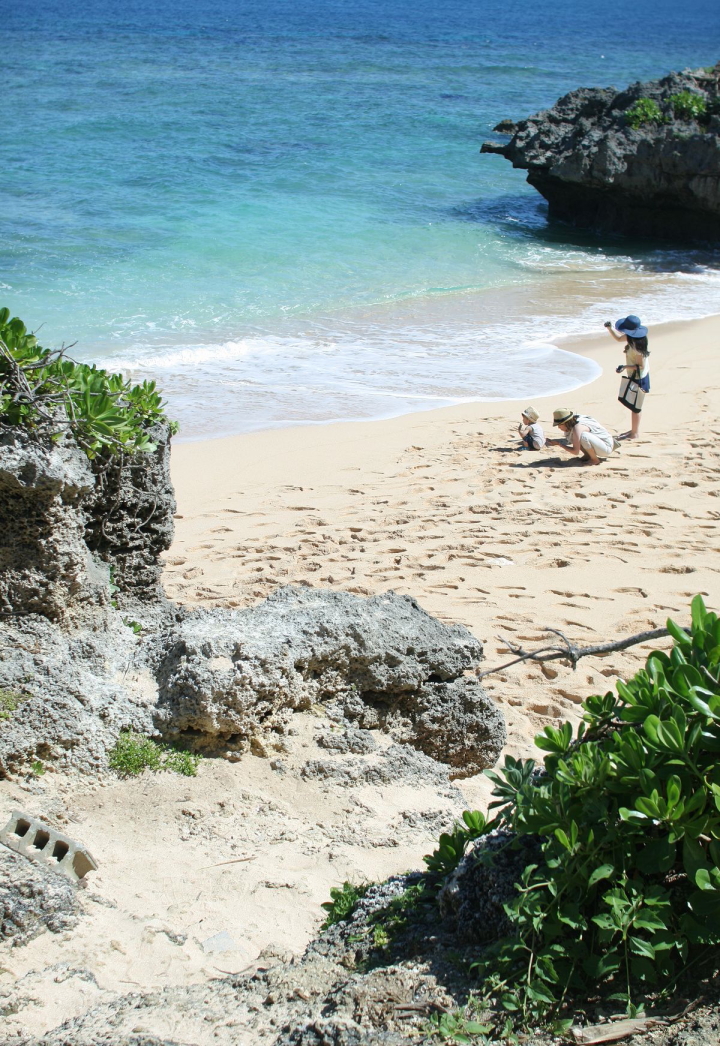 古宇利島の「ティーヌ浜」