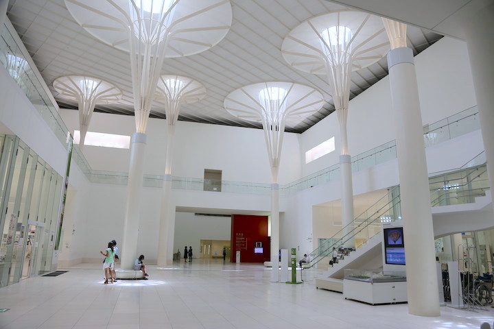 沖縄県立博物館・美術館の館内