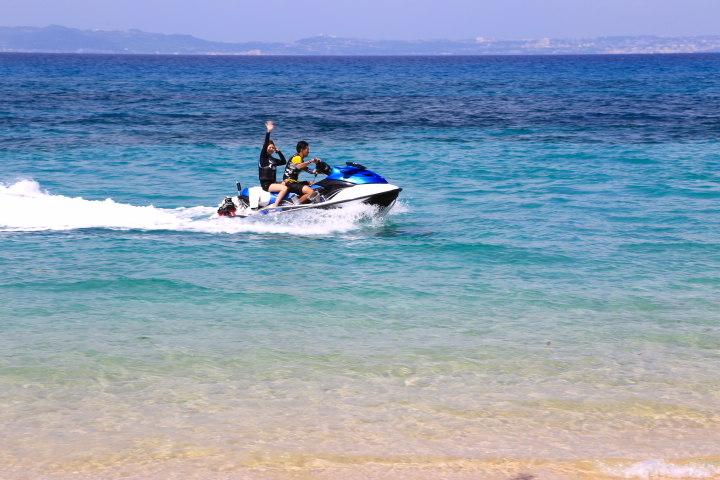津堅島はマリンスポーツも楽しめます