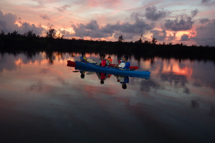 カヤックで池巡り