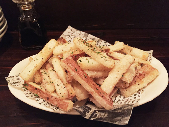 まっさんのポテトフライ、アラカルトです