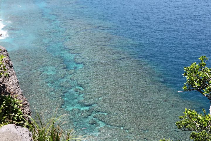 茅打（かやうち）バンタからの眺め