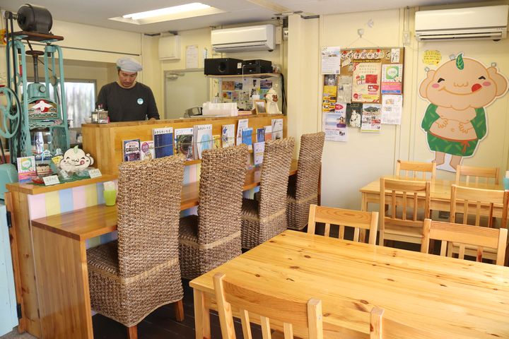 369 farm cafeの店内