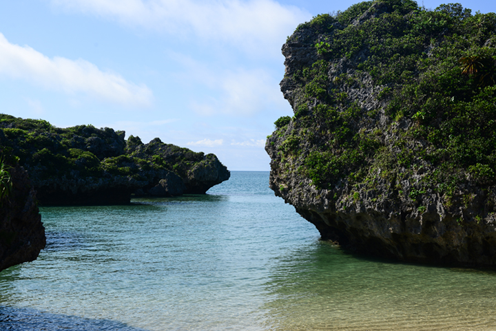 浜比嘉島の浜辺