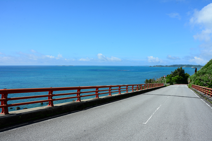 宮城島の高台から望む