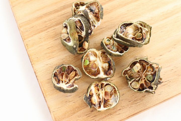 シークヮーサーも低温乾燥