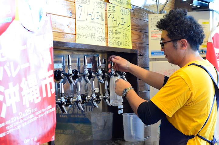 コザ麦酒工房の店内