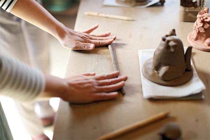 シーサー作り体験