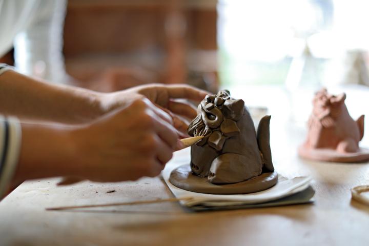 シーサー作り体験