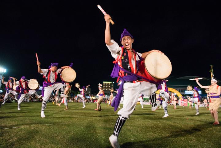 「伊佐区青年会」のエイサー