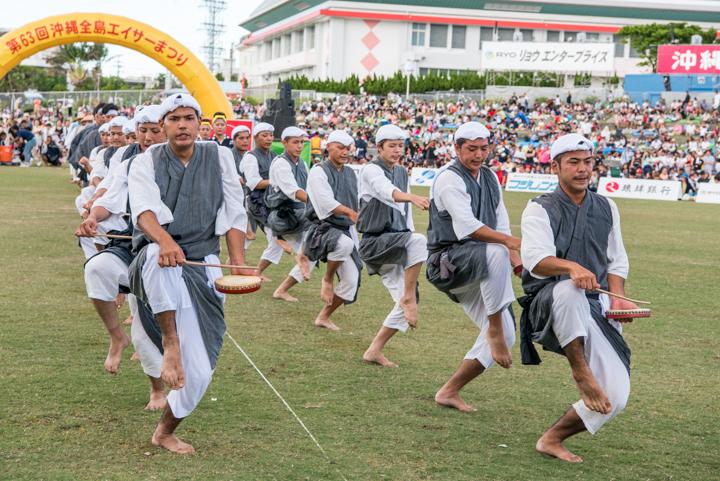 伝統エイサーの代表格「平敷屋青年会（東）」（うるま市・へしきや）