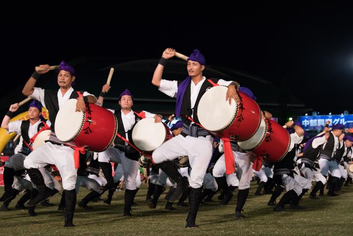「山里青年会」のエイサー