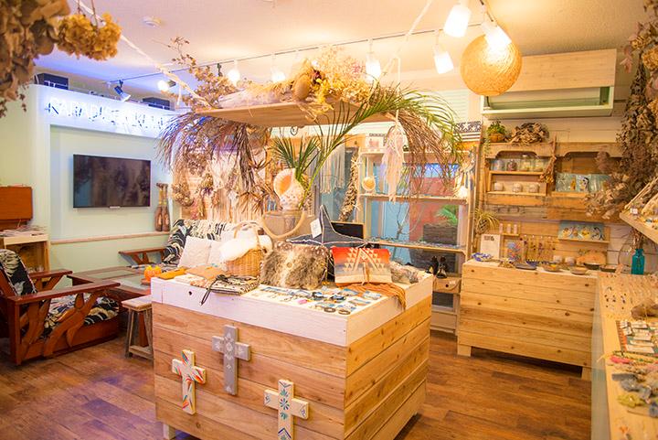 「Ti-da Beach」の店内