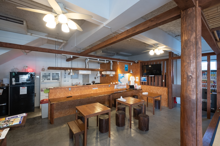 ゲストハウスの【MyPlace】の中