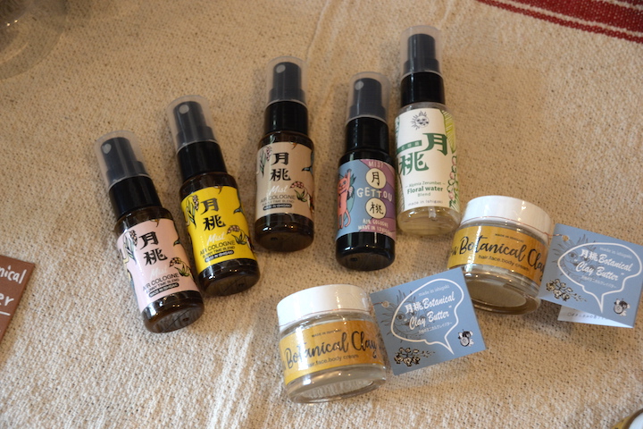 オリジナルのミストやオイル、クレイバター