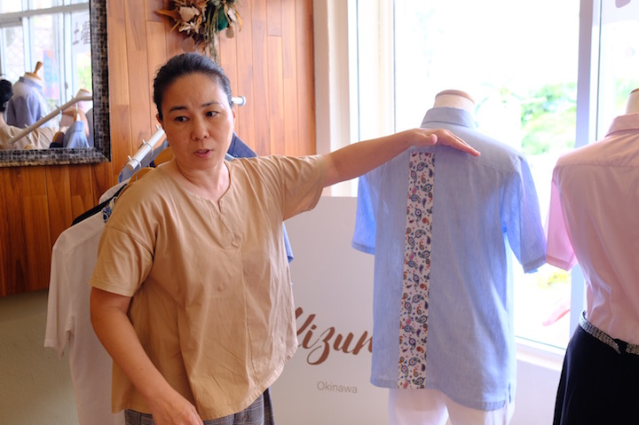 パタンナーの安里輝美さん