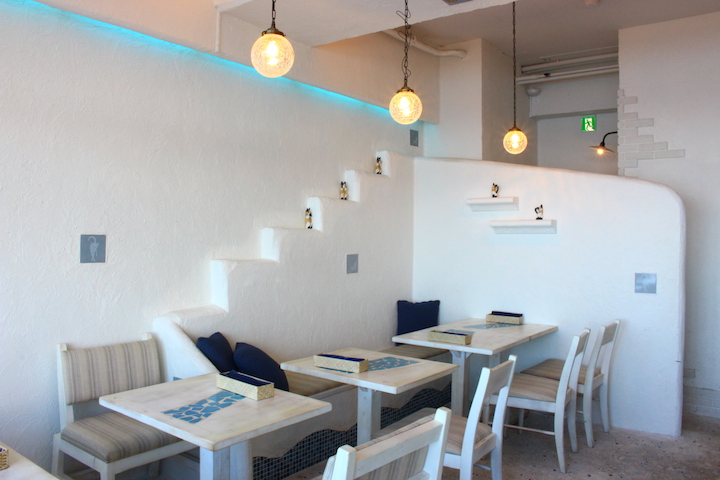 パンケーキ専門店「ハノン」の店内
