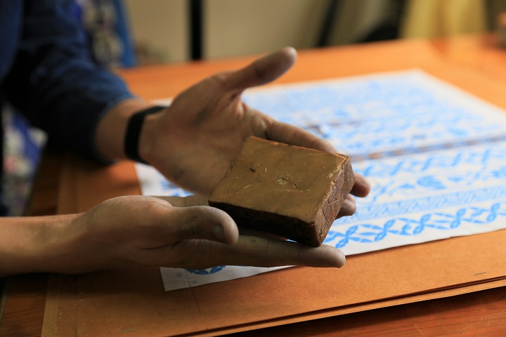 紅型独自の道具「ルクジュー」